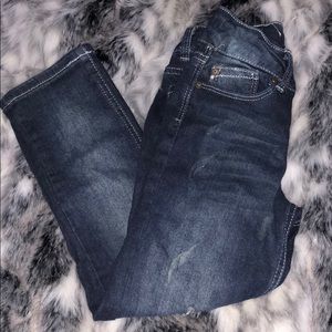 Indigo Rein Girls size 8 Crop jeans with‎ adjustable waist